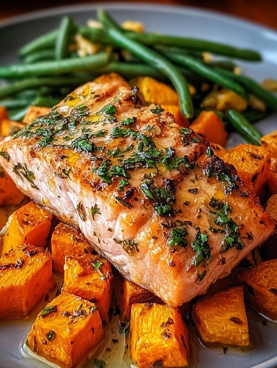 Garlic Butter Salmon Roasted