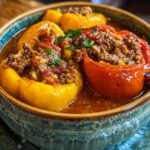 Hearty Crockpot Stuffed Pepper