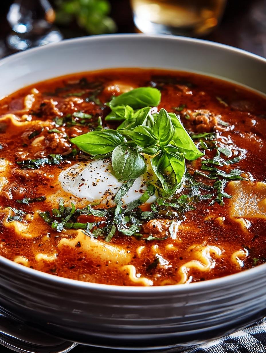 Hearty Lasagna Soup Cozy