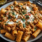 High Protein Spicy Rigatoni