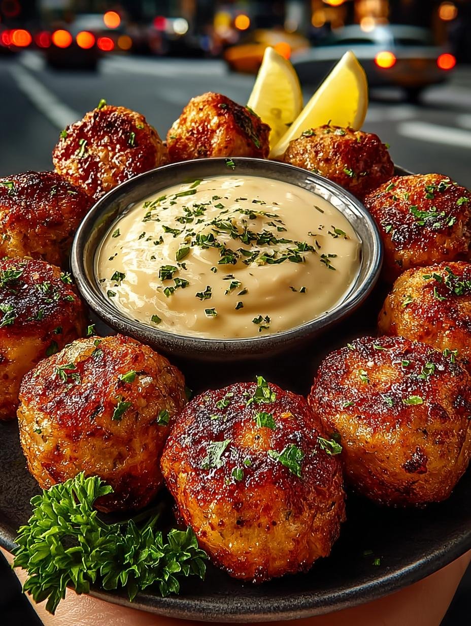 Honey Fish Meatballs with Zesty Lemon Dip for Delightful Taste