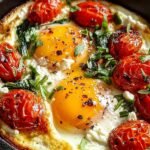 Irresistible Baked Feta Eggs
