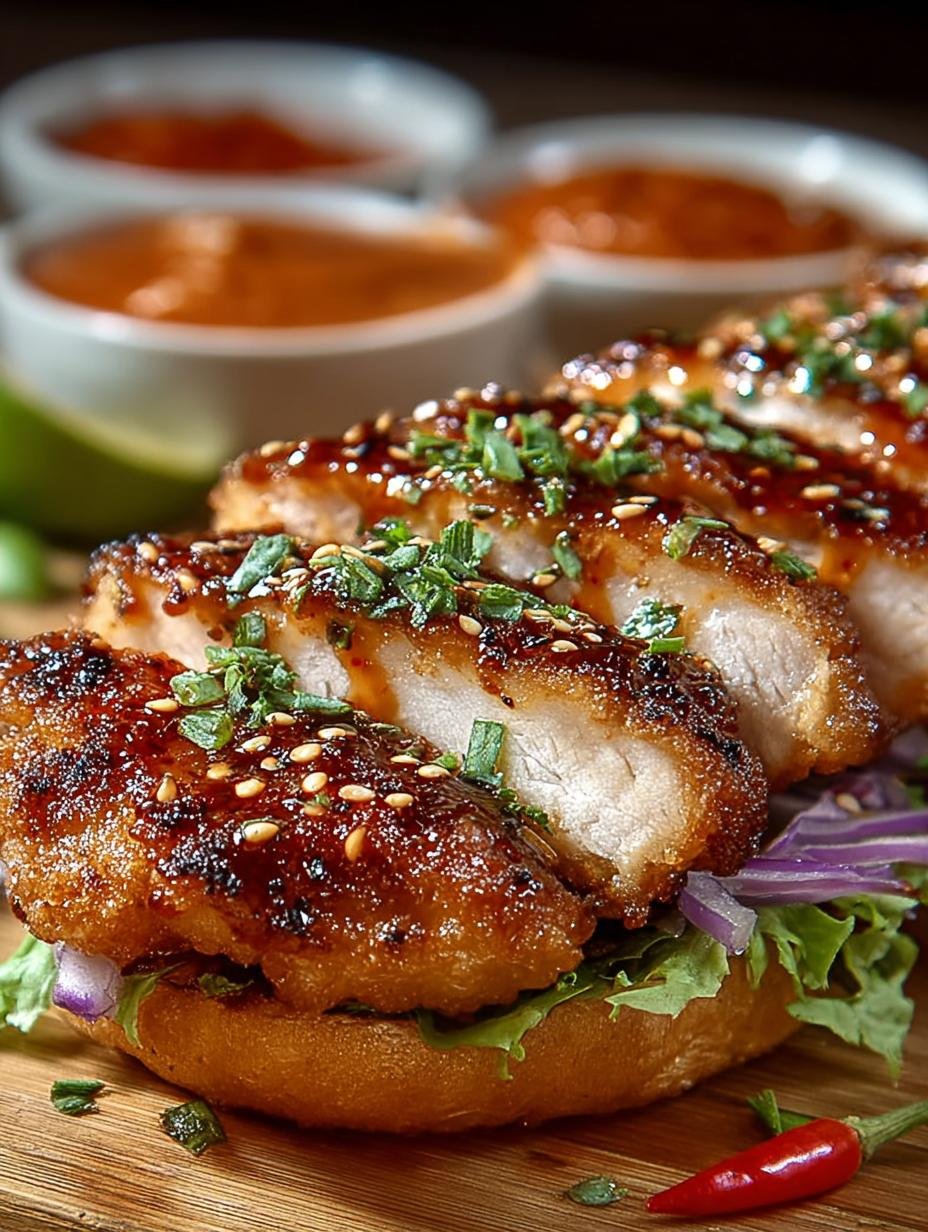 Irresistible Bang Bang Chicken Sandwich Recipe - Irresistible Bang Bang Chicken - main visual representation