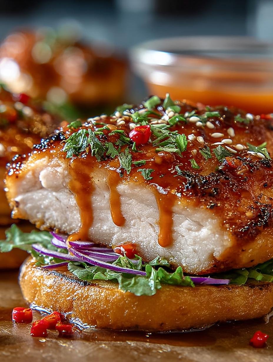 Irresistible Bang Bang Chicken Sandwich Recipe - Irresistible Bang Bang Chicken - additional detail