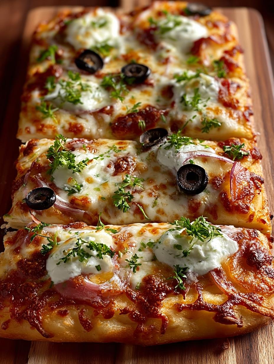 Irresistible Cemetery Flatbread Pizza