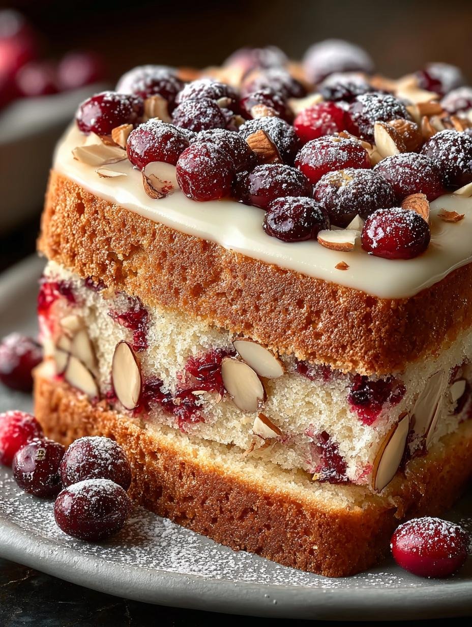 Irresistible Cranberry Almond Pound Cake Recipe Delight - Irresistible Cranberry Almond Pound - main visual representation