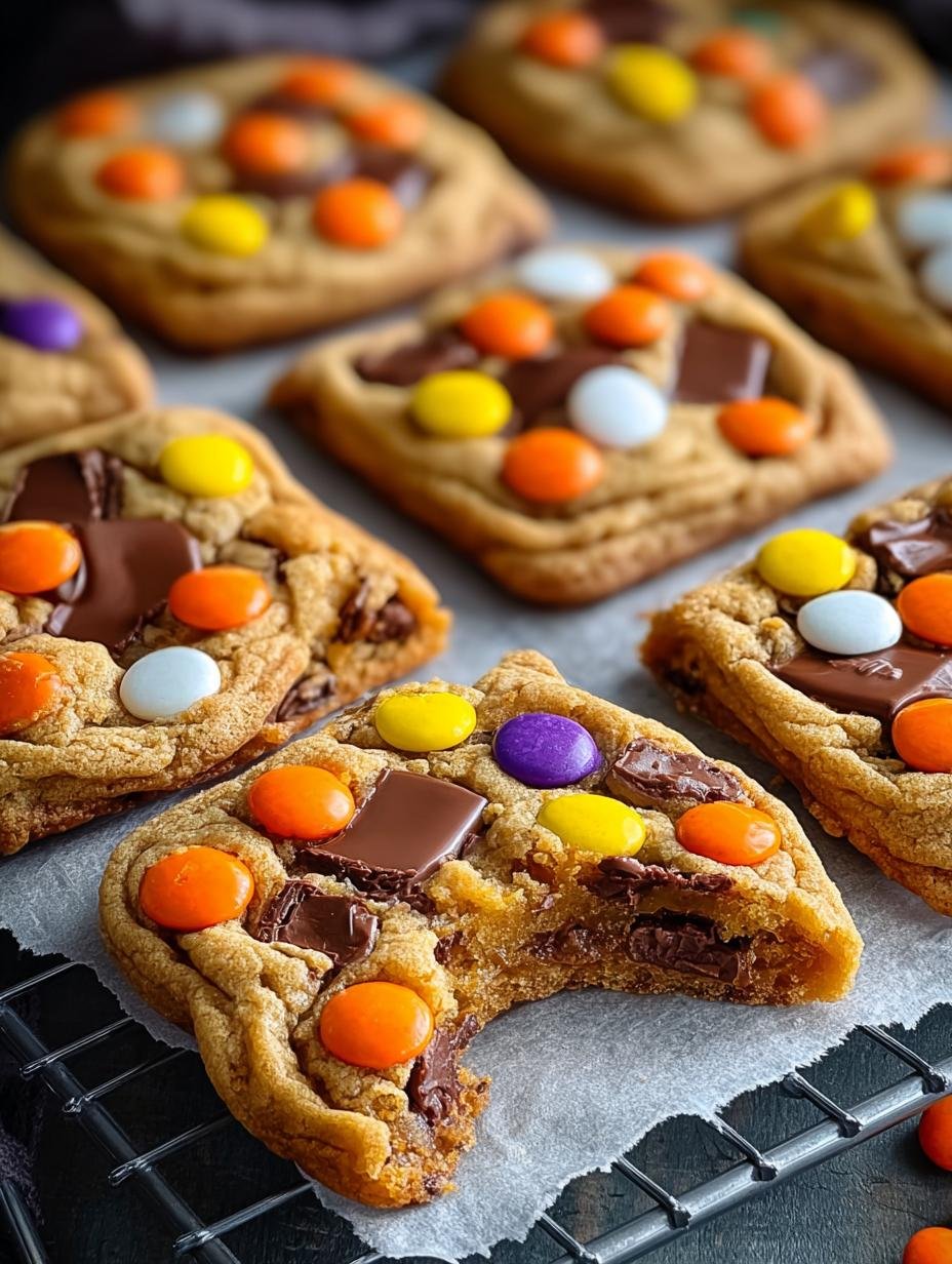Irresistible Halloween Candy Cookie Bars for Spooky Fun - Irresistible Halloween Candy Cookie - additional detail