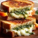 Irresistible Pesto Grilled Cheese