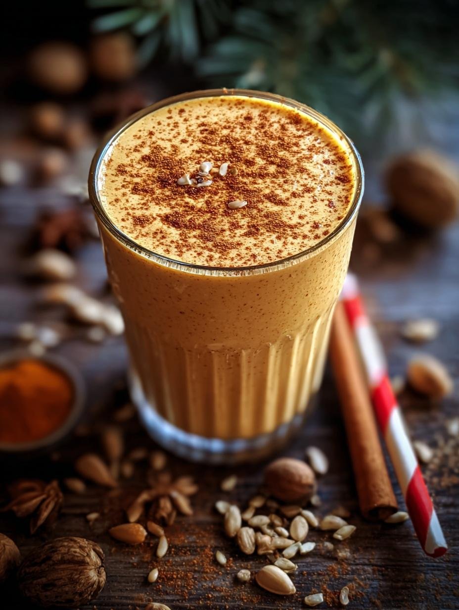 Irresistible Pumpkin Spice Smoothie: 5-Min Bliss - Irresistible Pumpkin Spice Smoothie - main visual representation