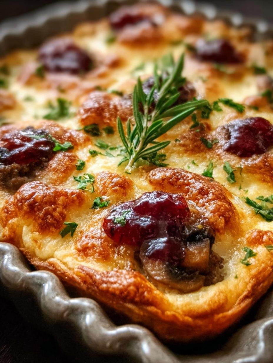 Keto Beef Mushroom Casserole