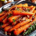 Maple Pecan Glazed Carrots