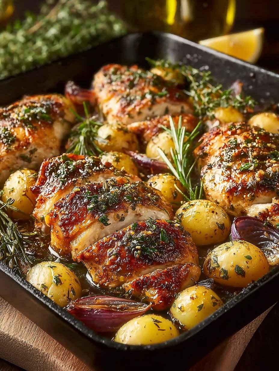 One Pan Autumn Chicken: 7 Simple Comforting Steps - One Pan Autumn Chicken - main visual representation