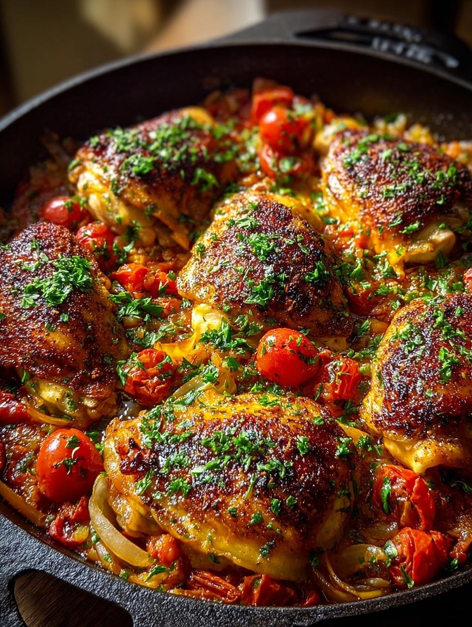 One Pot Spanish Chicken