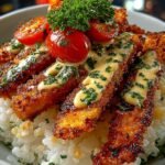 Red Fish Strips Rice