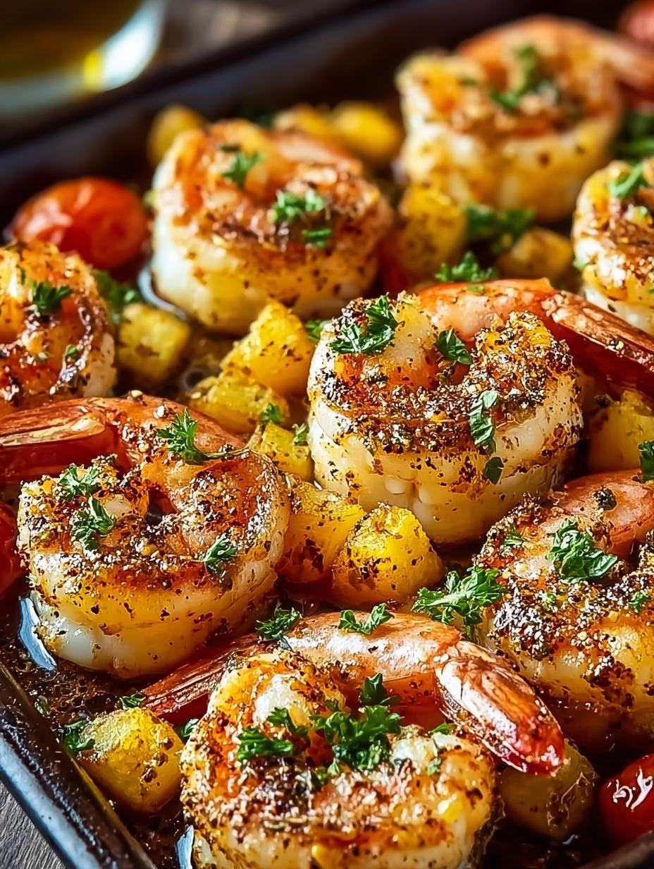 Sheet Pan Cajun Butter