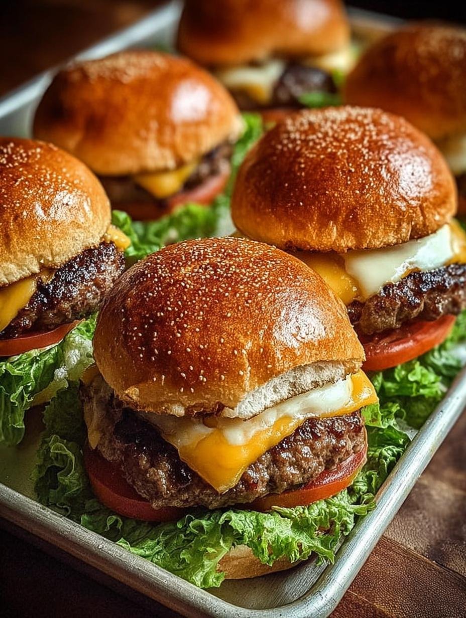 Sheetpan Burger Sliders Incredible