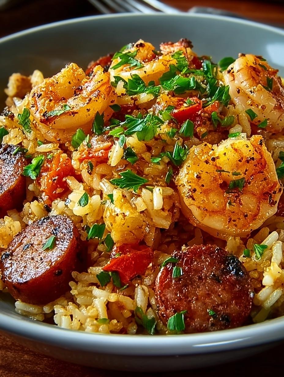 Shrimp Sausage Dirty Rice: A Flavorful Comfort Dish - Shrimp Sausage Dirty Rice - main visual representation
