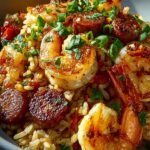 Shrimp Sausage Dirty Rice