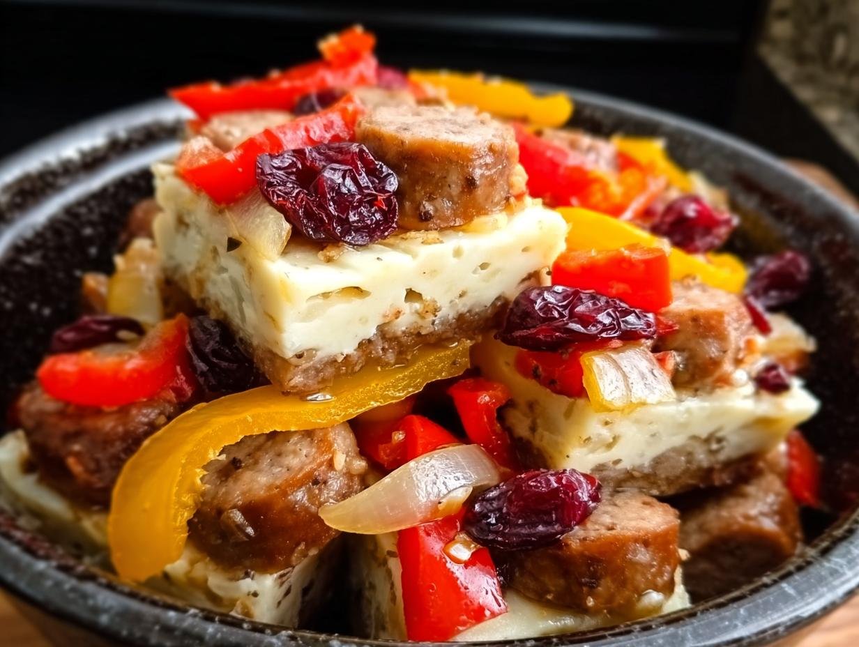 Amazing Slow Cooker Sausage Peppers Recipe - Slow Cooker Sausage Peppers - main visual representation