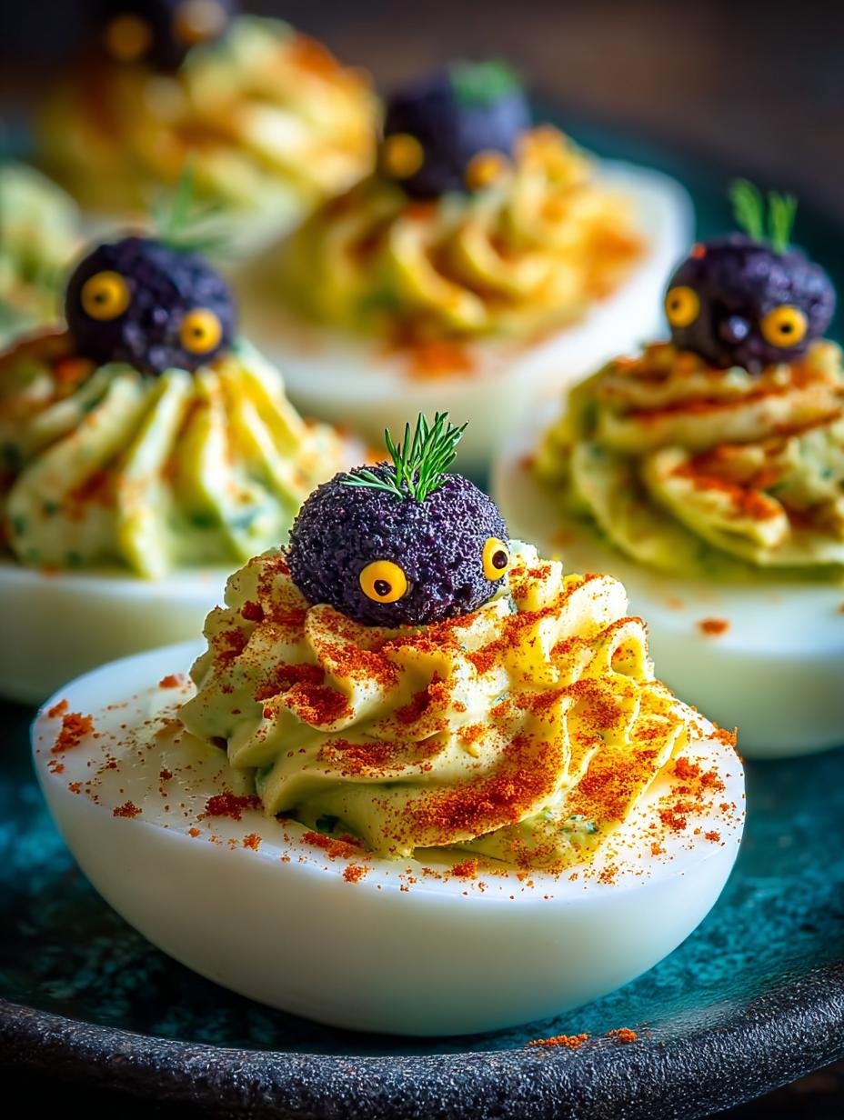 Spooktacular Creepy Deviled Eggs for Halloween Parties
