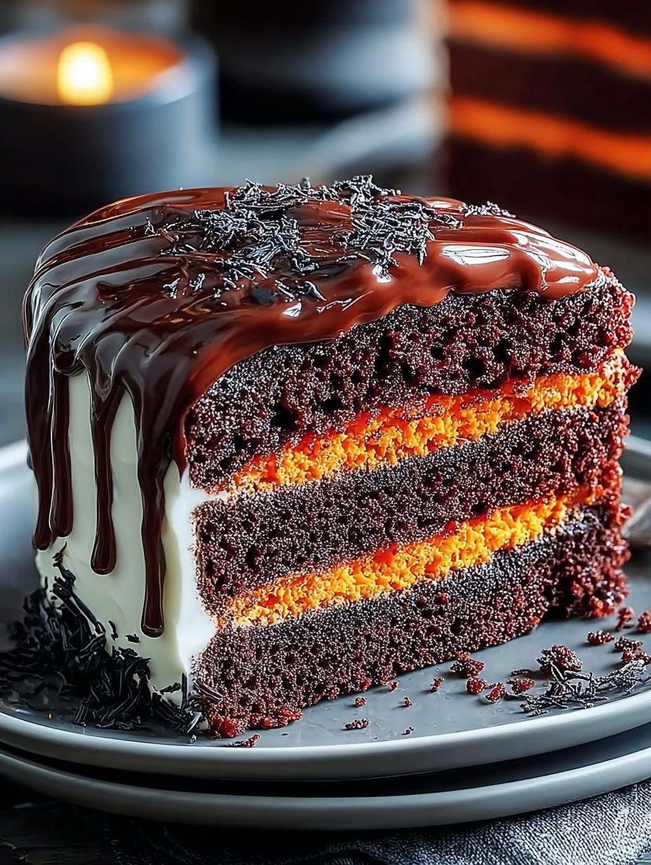 Spooky Halloween Slash Cake: 5 Chilling Layers of Delight