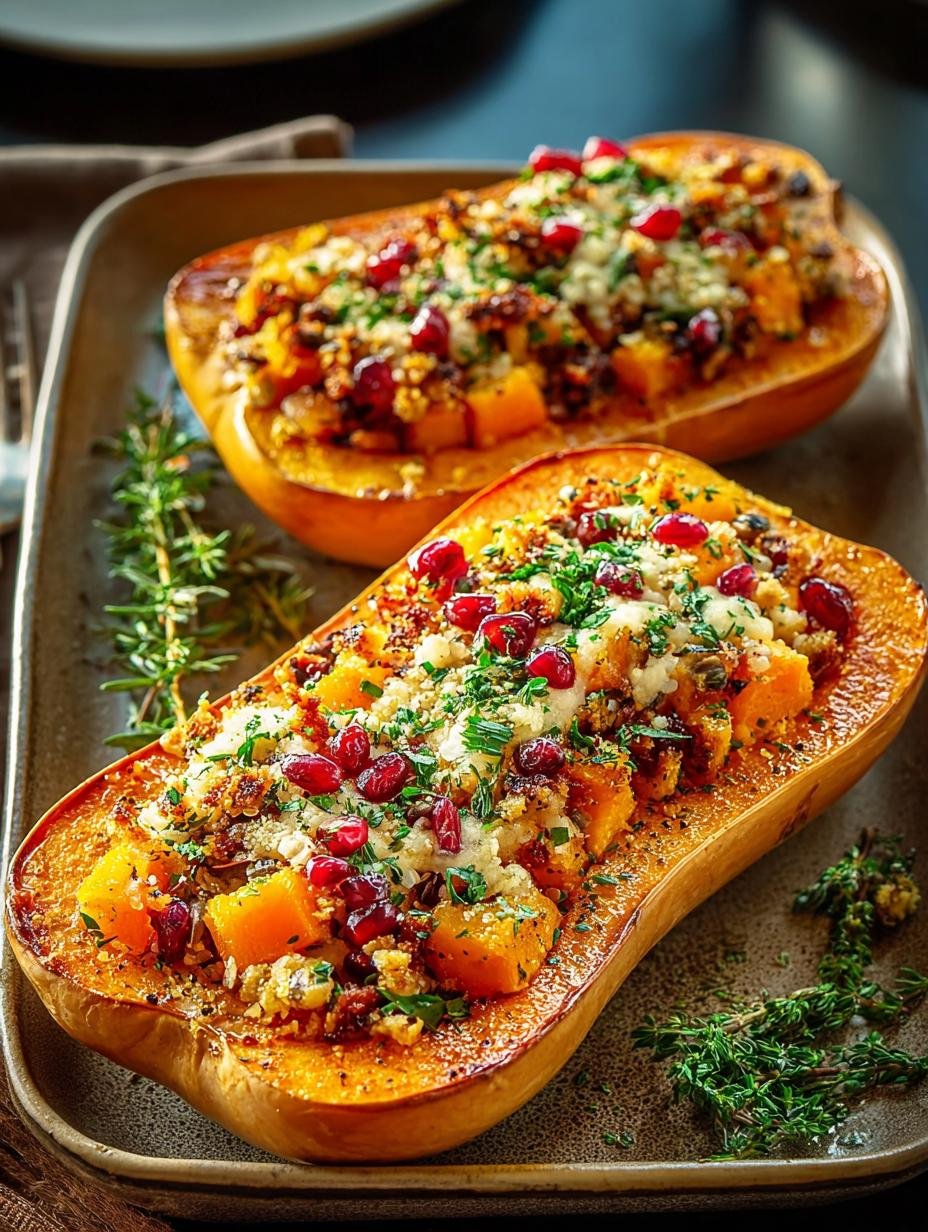 Delicious Stuffed Butternut Squash For Autumn Gatherings - Stuffed Butternut Squash For - additional detail