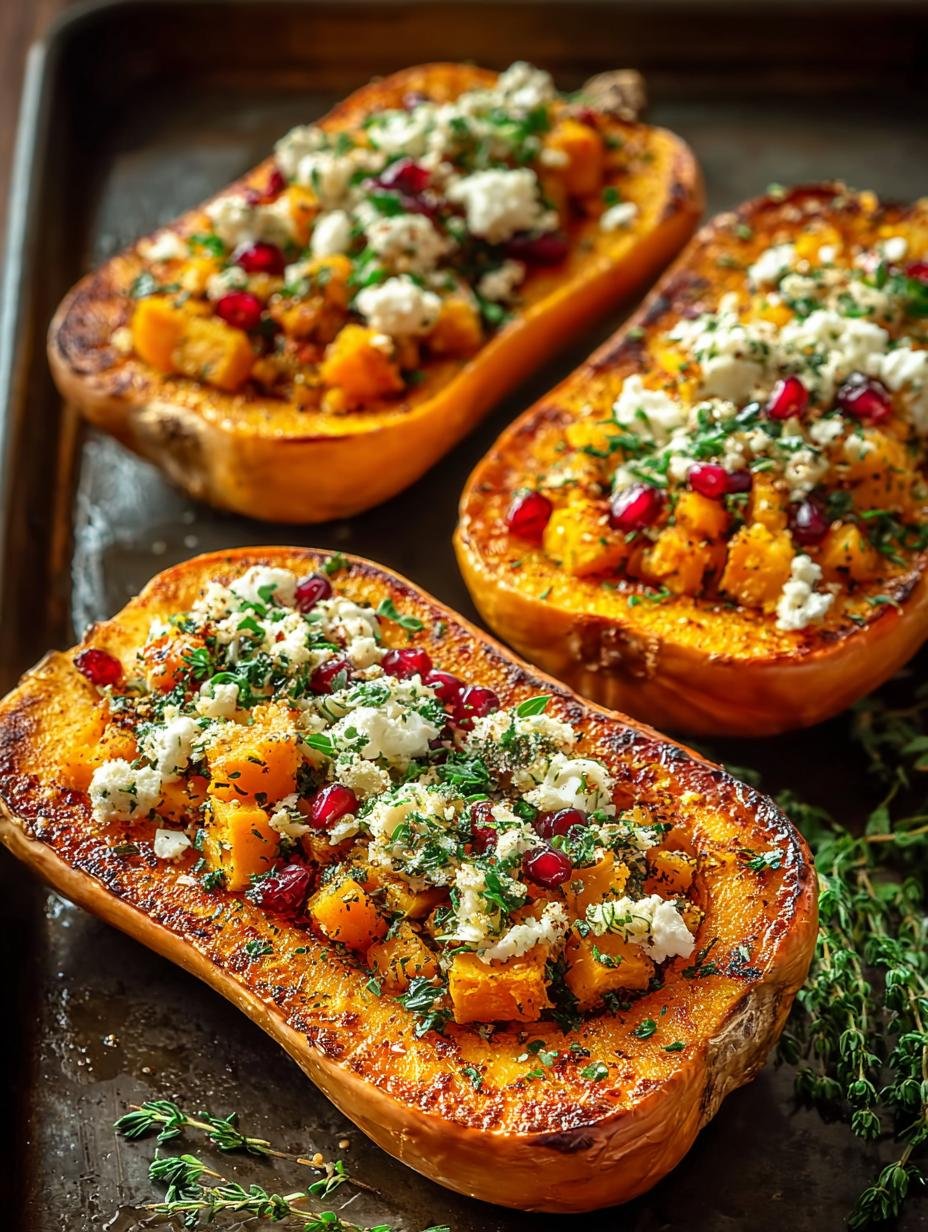 Stuffed Butternut Squash For