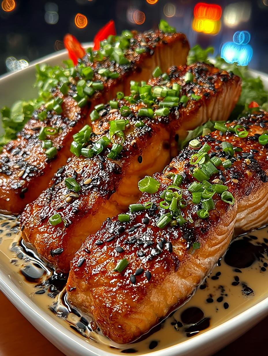Sweet Teriyaki Salmon Strips