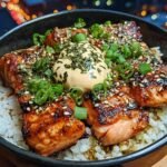 Teriyaki Salmon Rice Bowls