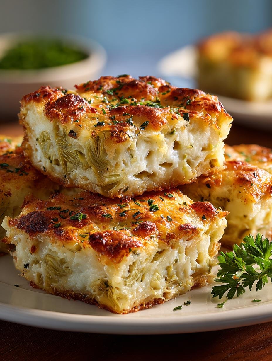 Artichoke Cheddar Squares Savory: 5 Irresistible Bites - Artichoke Cheddar Squares Savory - main visual representation