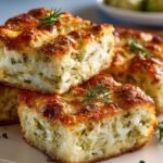 Artichoke Cheddar Squares Savory