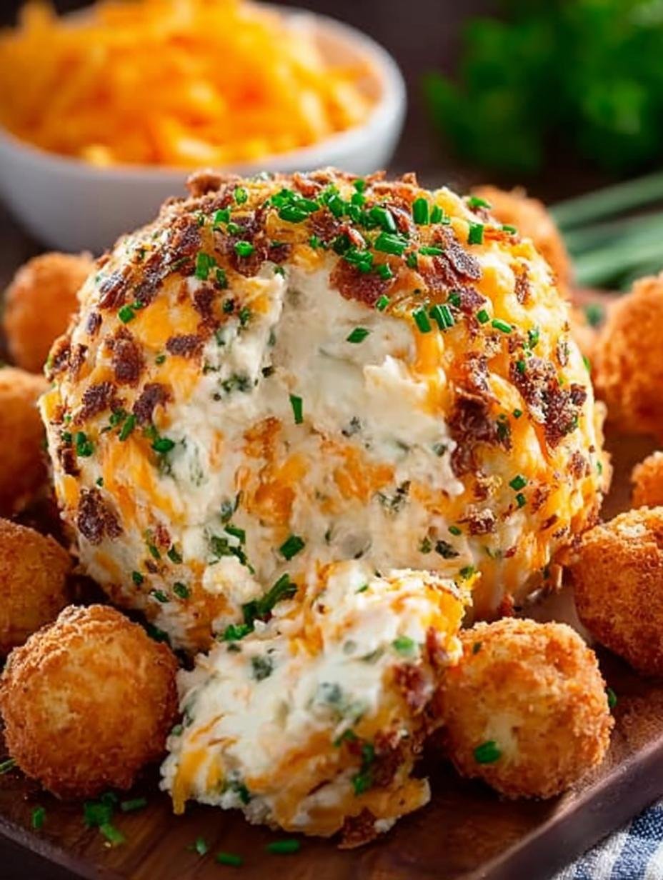 Ultimate Cheddar Ranch Cheeseball Recipe for Gatherings - Cheddar Ranch Cheeseball - main visual representation