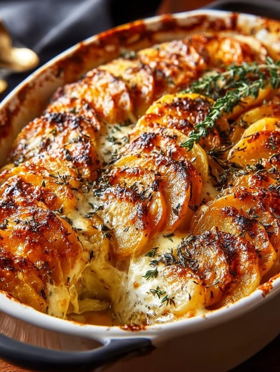 Cheesy Root Vegetable Gratin