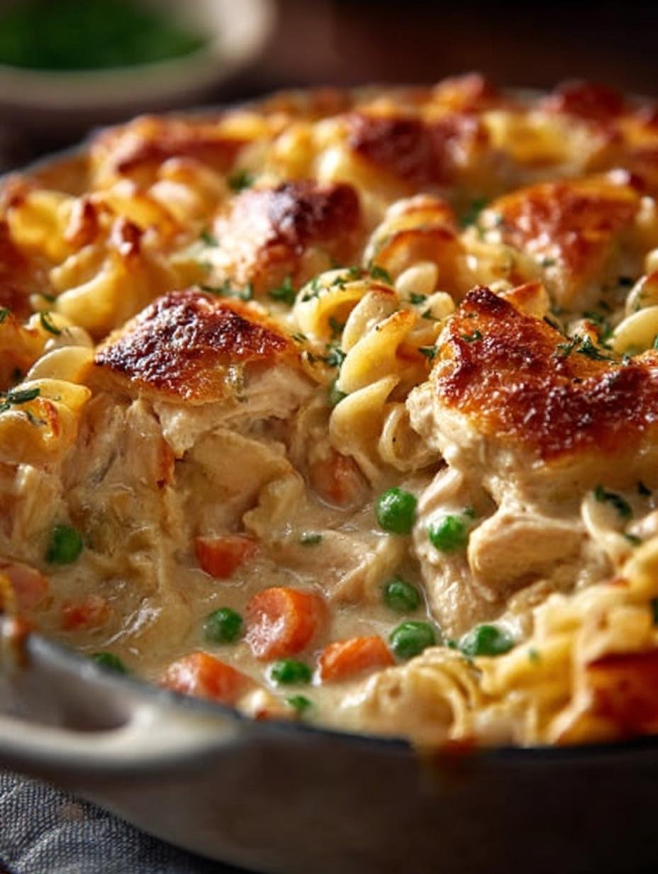 Chicken Pot Pie Pasta