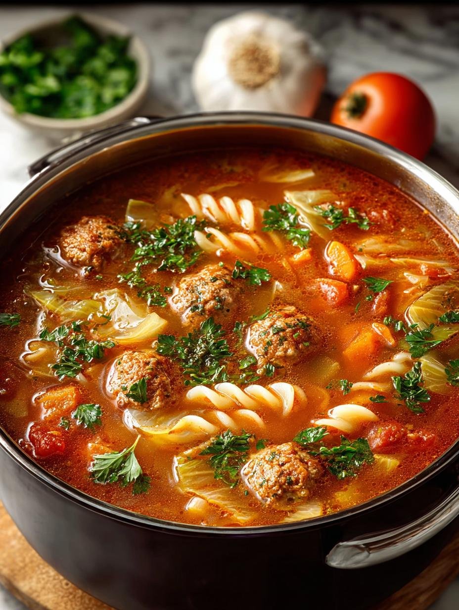 Comforting Cabbage Roll Soup: 6 Savory Reasons to Love It - Comforting Cabbage Roll Soup - additional detail