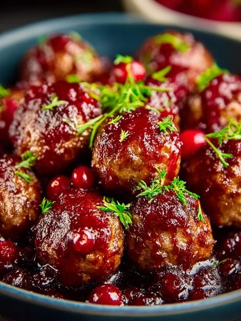 Quick Cranberry Meatballs: 7 Irresistible Reasons to Try - Cranberry Meatballs - additional detail