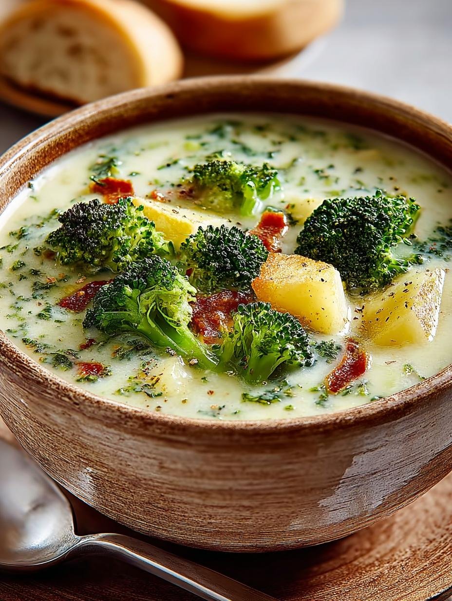 Delicious Creamy Broccoli Potato Soup for Cozy Nights - Creamy Broccoli Potato Soup - additional detail