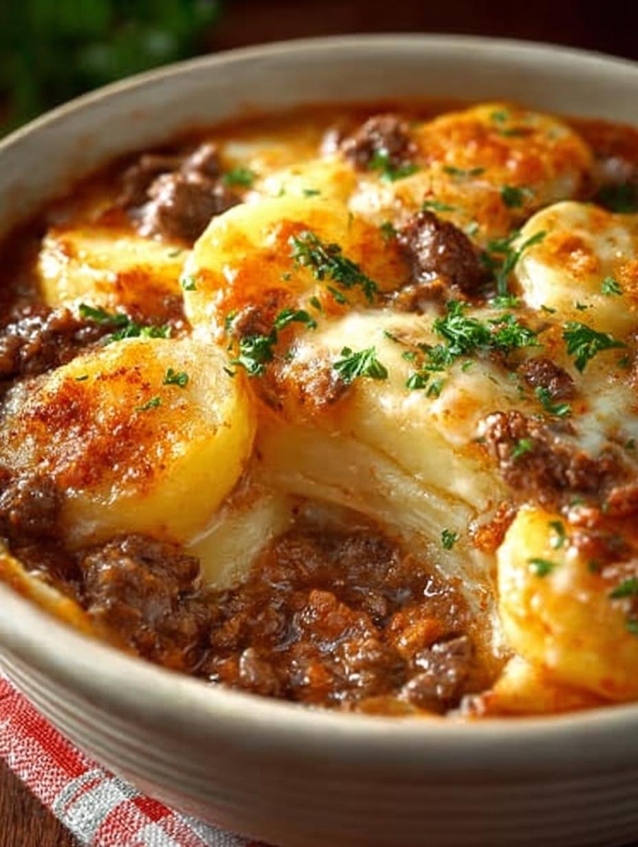 Crockpot Hamburger Potato Casserole