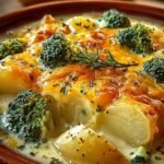 Crockpot Potato Broccoli Cheddar