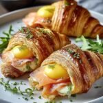 Delightful Egg Trout Croissants