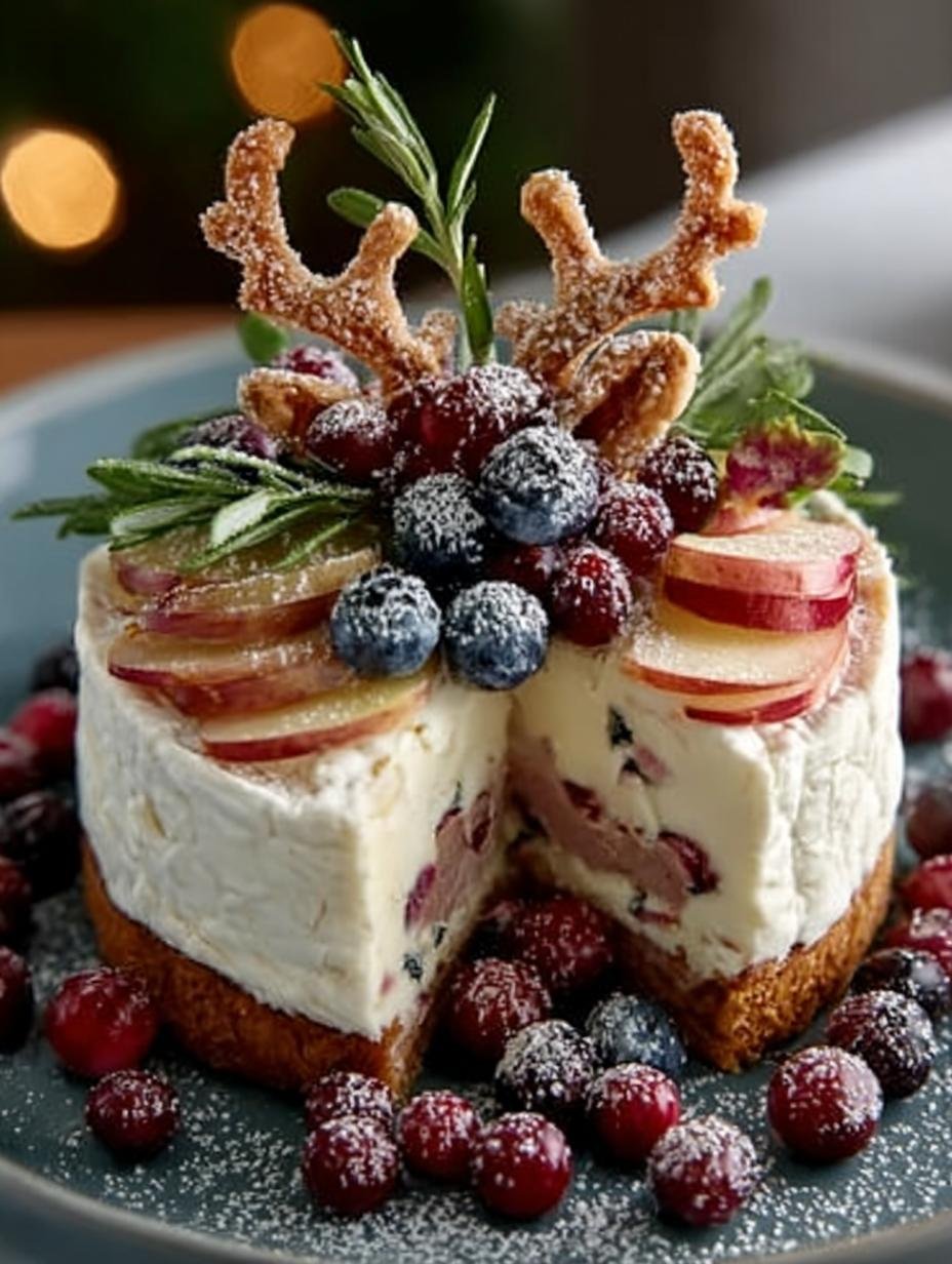 Festive Brie Reindeer Delight: 5 Steps to Joyful Holiday Fun - Festive Brie Reindeer Delight - additional detail