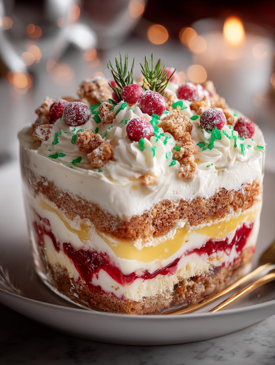 Delicious Festive Christmas Tree Cake Trifle for Holidays - Festive Christmas Tree Cake - main visual representation
