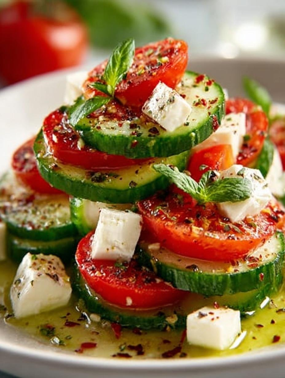 Fresh Cucumber Caprese Salad: 7 Simple Steps to Delight