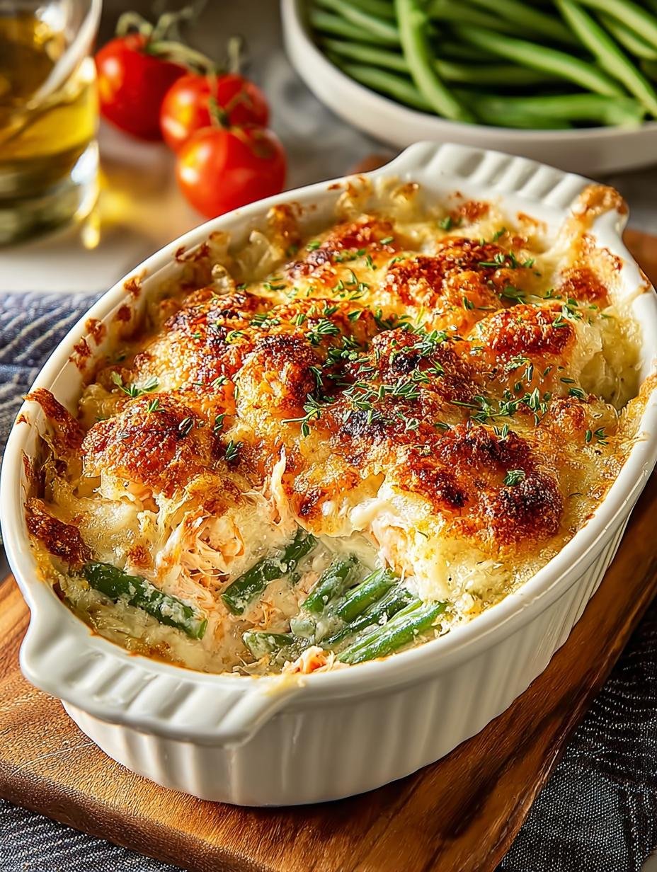 Delicious Green Bean Crab Casserole for Family Dinner - Green Bean Crab Casserole - additional detail