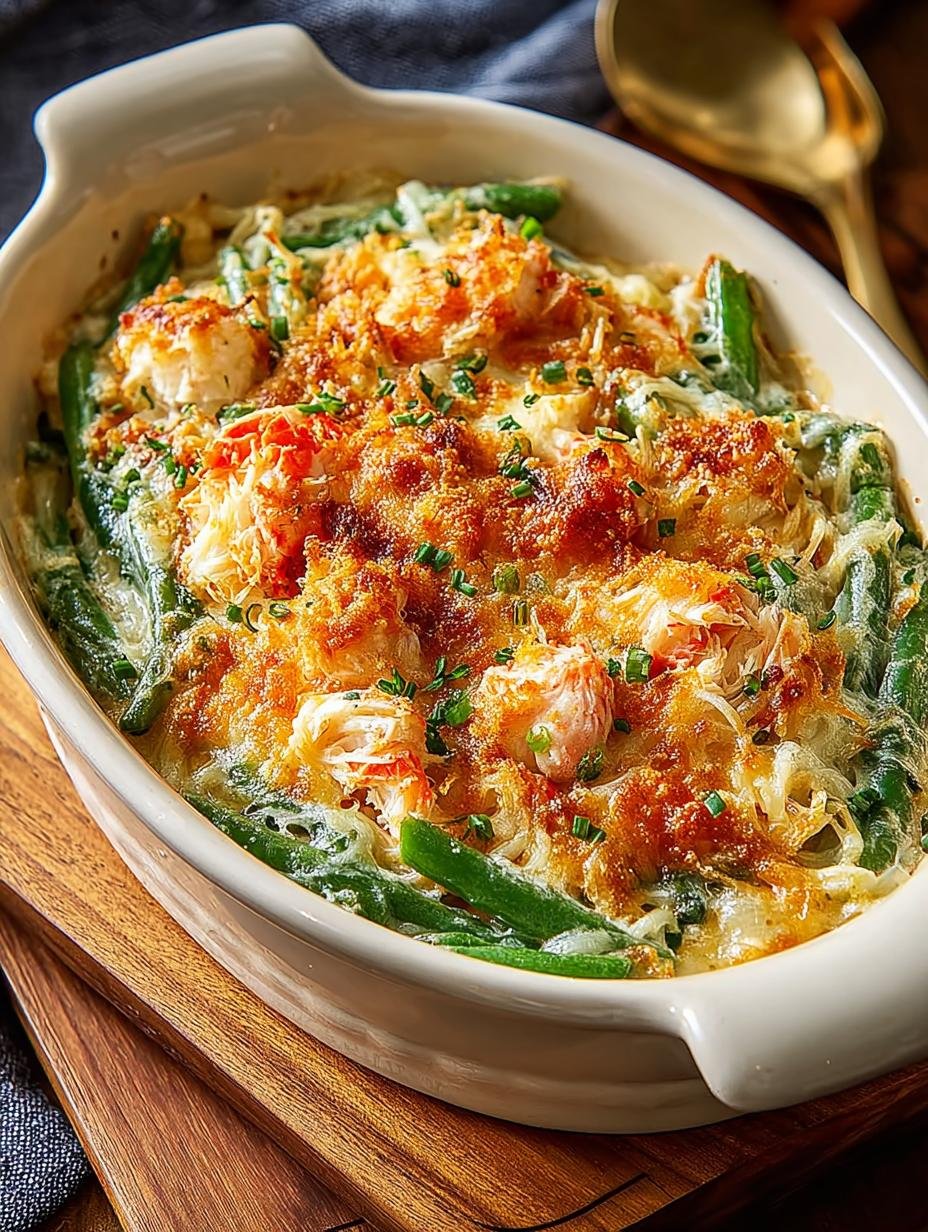 Green Bean Crab Casserole
