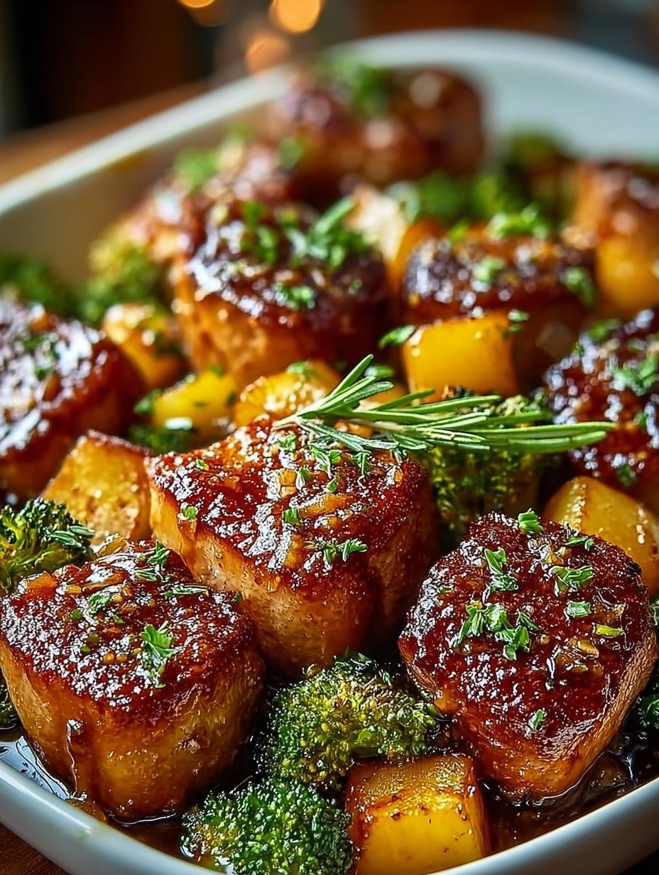 Honey Garlic Sheet Pan