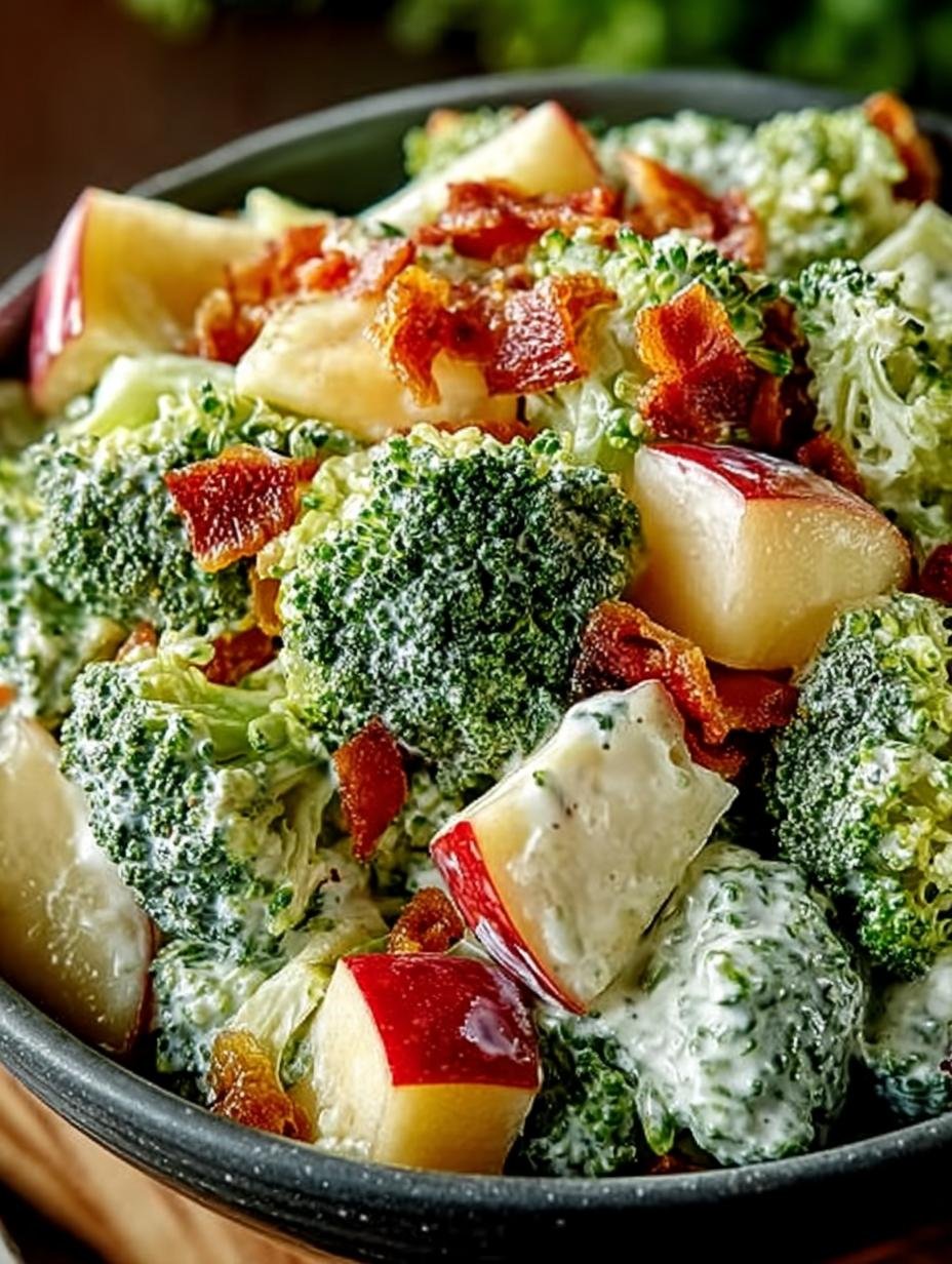 Delicious Honeycrisp Apple Broccoli Salad Recipe