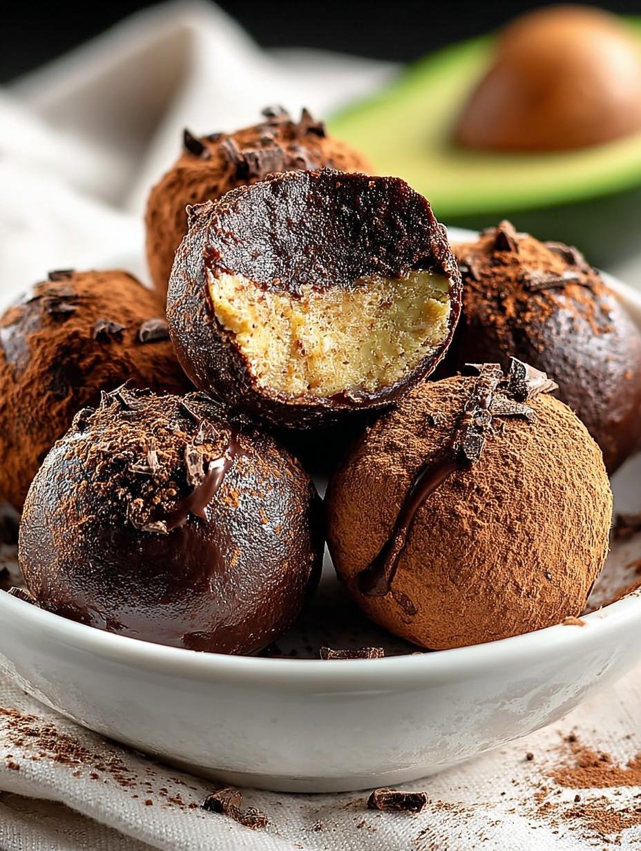 Indulge Avocado Chocolate Truffles