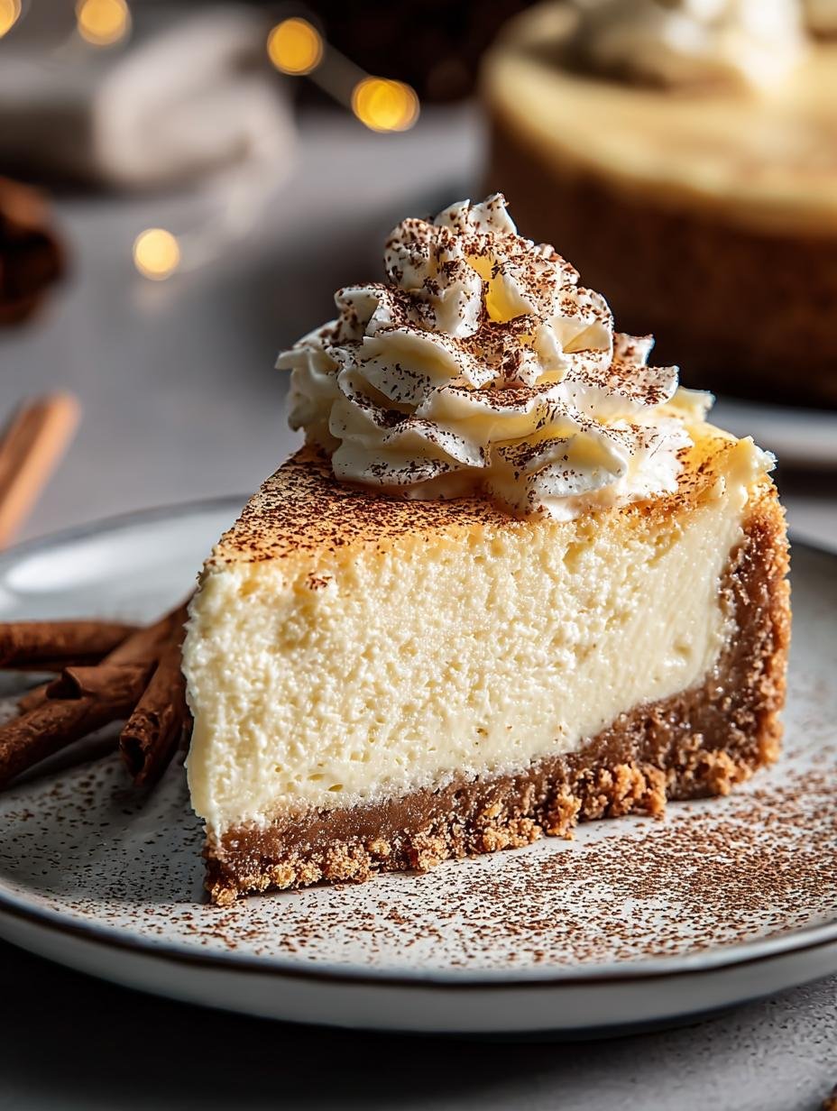 Irresistible Eggnog Cheesecake For Holiday Gatherings - Irresistible Eggnog Cheesecake For - main visual representation