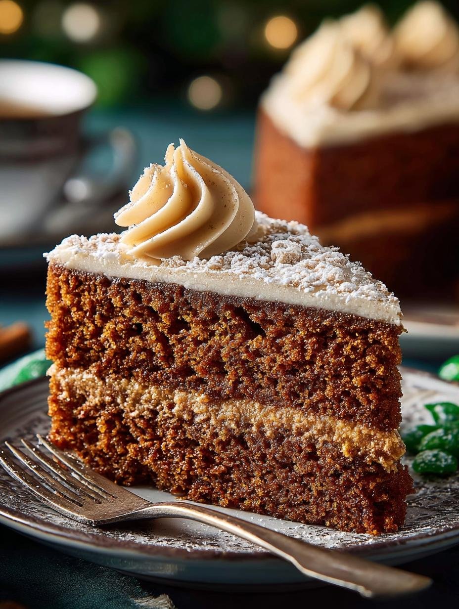 Irresistible Gingerbread Cake with Creamy Frosting Delight - Irresistible Gingerbread Cake with - main visual representation